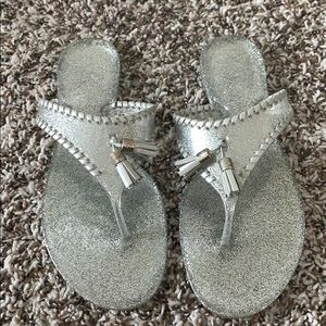 Jack Rogers sparkle Alana jelly sandals